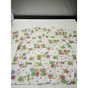 Tenwest appearel scrub top size xl Bears and stars